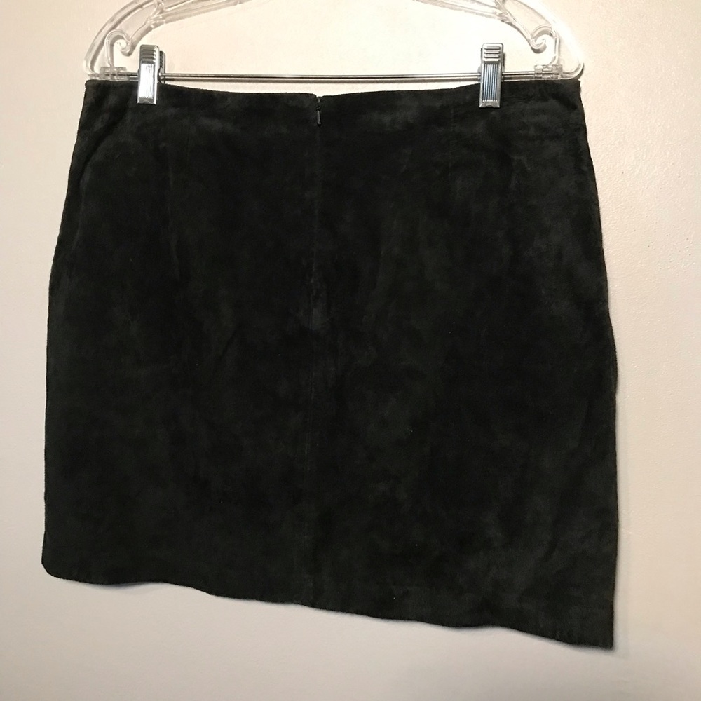 Vintage INC International Concepts Women's Skirt Size 12 Y2K Suede Mini Lined - Picture 9 of 9